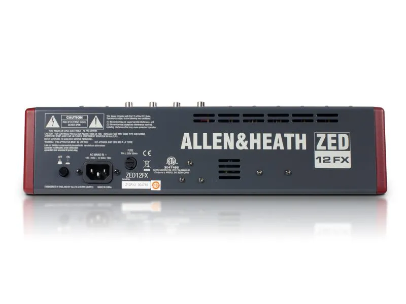 Mixer Analog Allen & Heath ZED-12FX