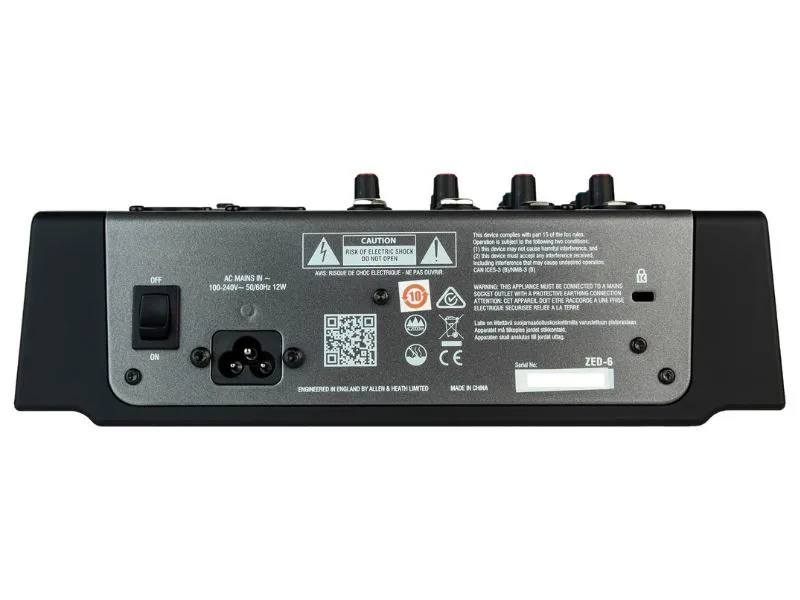 Mixer Analog Allen & Heath ZED-6