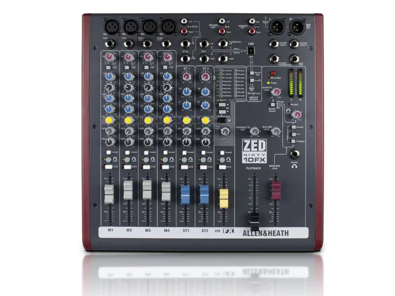 Mixer Analog Allen & Heath ZED60-10FX