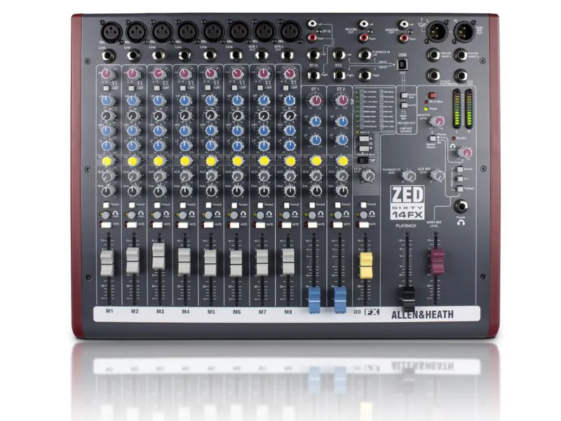 Mixer Analog Allen & Heath ZED60-14FX