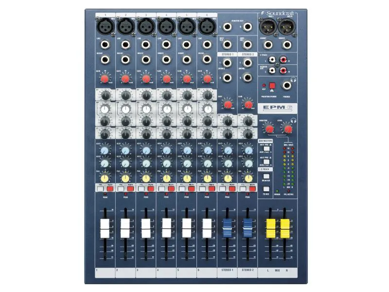 Mixer Analog Soundcraft EPM6