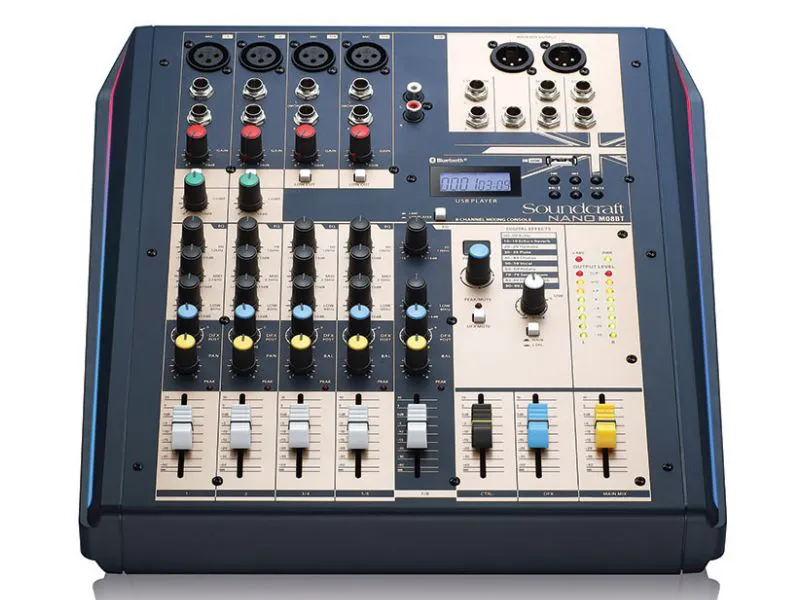 Mixer Analog Soundcraft Nano M08BT