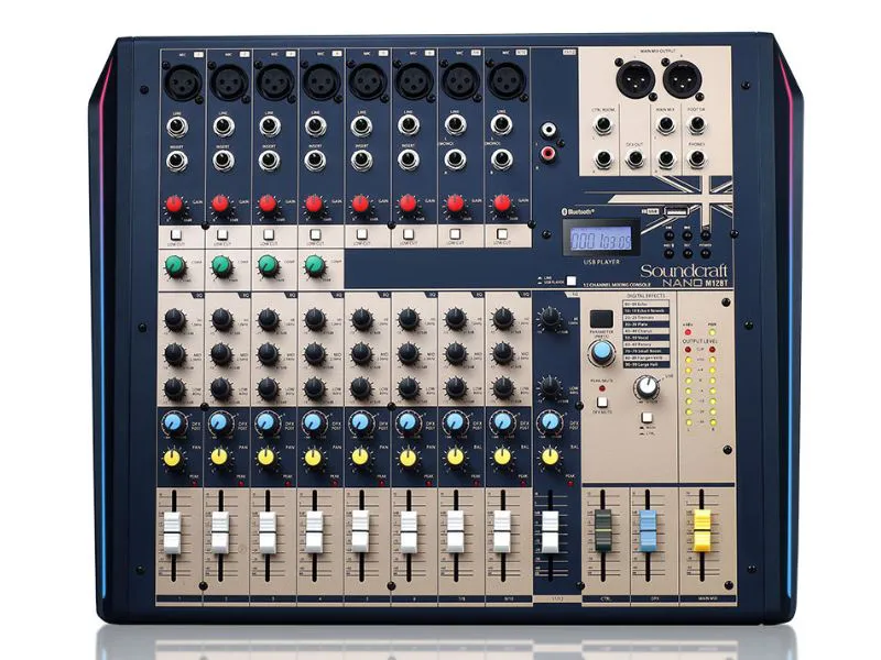 Mixer Analog Soundcraft Nano M12BT