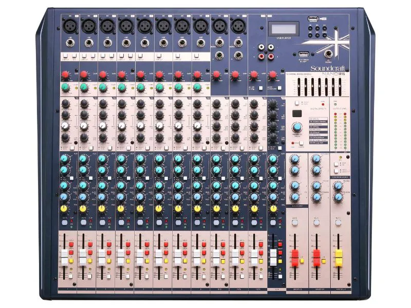 Mixer Analog Soundcraft Nano M16
