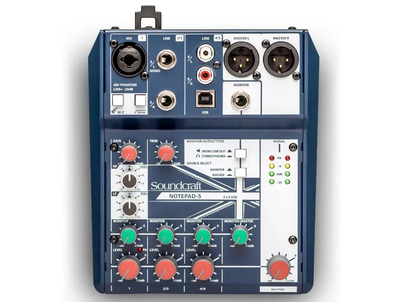Mixer Analog Soundcraft Notepad 5