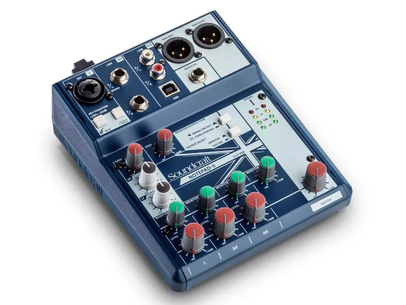 Mixer Analog Soundcraft Notepad 5