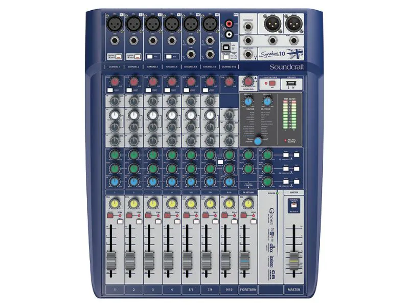 Mixer Analog Soundcraft Signature 10