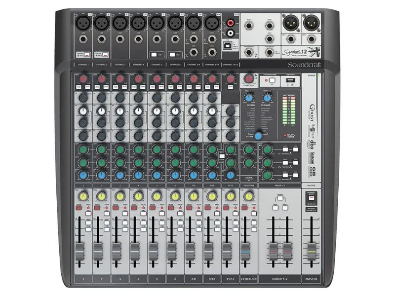 Mixer Analog Soundcraft Signature 12 MTK