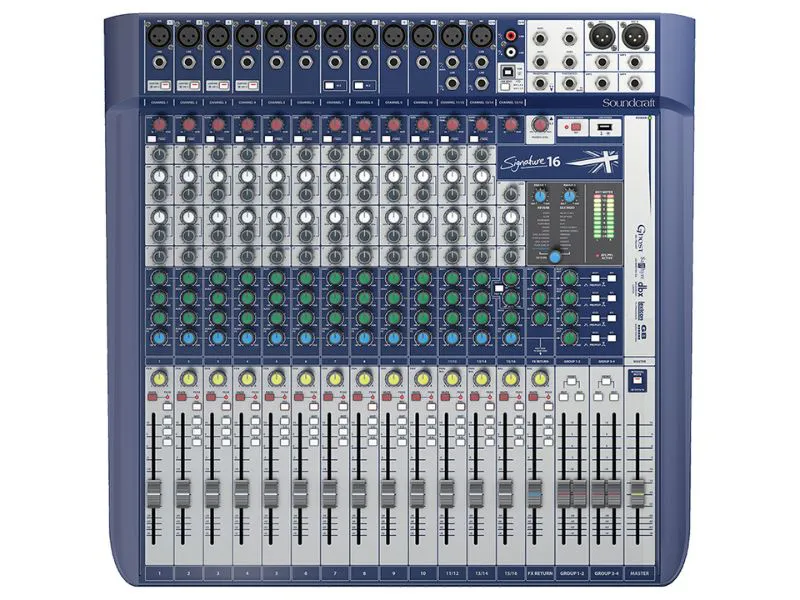 Mixer Analog Soundcraft Signature 16