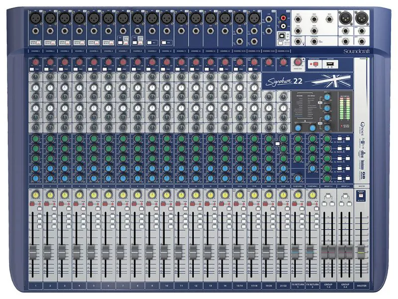 Mixer Analog Soundcraft Signature 22
