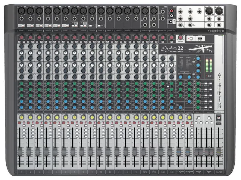Mixer Analog Soundcraft Signature 22 MTK