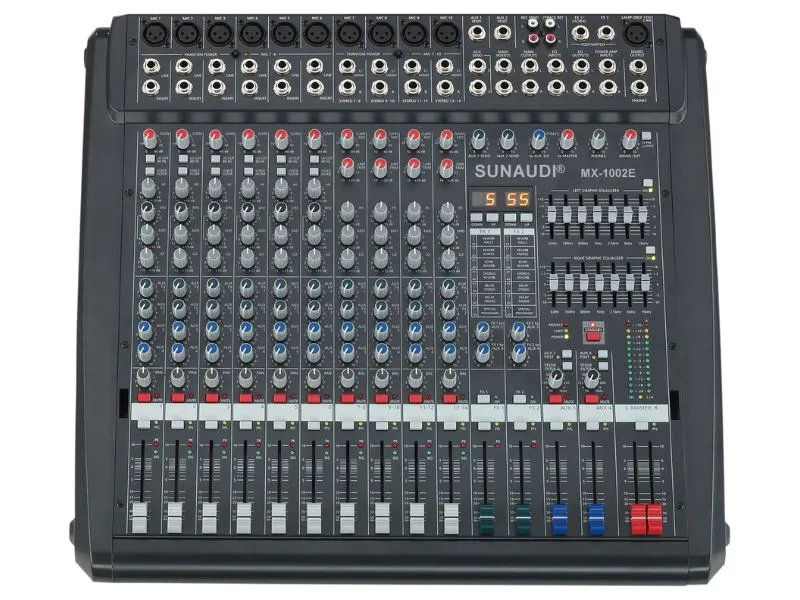 Mixer Analog Sunaudi MX-1002E