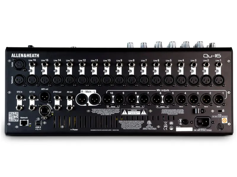 Mixer Digital Allen & Heath Qu-16