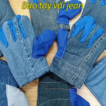 Bao Tay Bảo Hộ Vải JEAN 2 Lớp