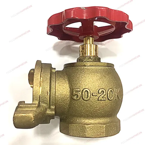 Van Góc Chữa Cháy Bằng Đồng DN50 - DN65