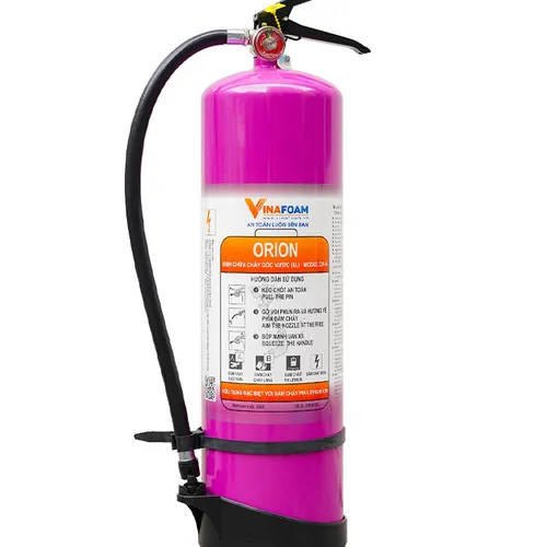 Bình Chữa Cháy Pin Xe Điện Pin Lithium Orion 6 Lít