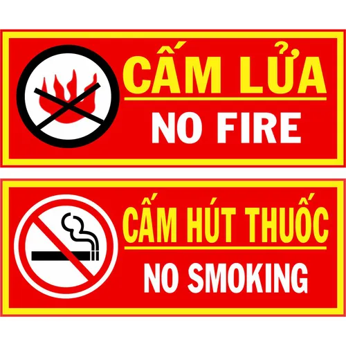 Bảng Cấm Lửa Cấm Thuốc Tôn