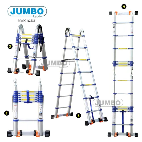 Thang Nhôm Rút Đôi JUMBO Cao Cấp A190B