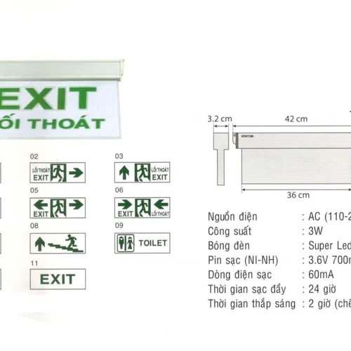 Đèn Exit Kt 660