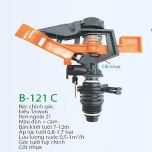 Béc Phun Cánh Đập Chỉnh Góc B-121C