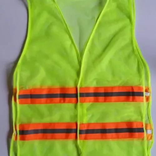 Áo Lưới Phản Quang Thun Sườn Xanh