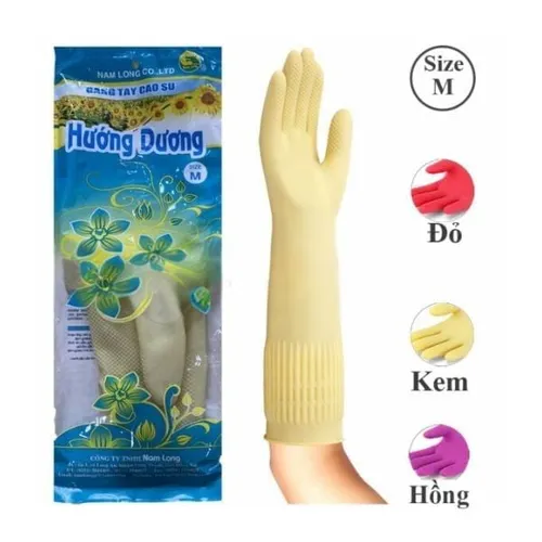 Bao Tay Bảo Hộ Cao Su Hướng Dương Size M