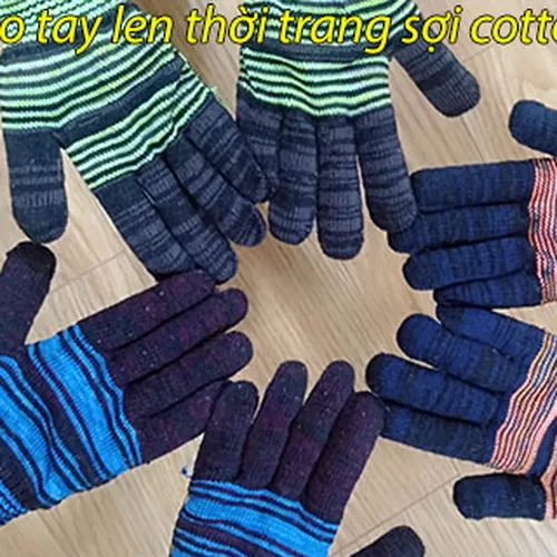 Bao Tay Bảo Hộ Len Cotton Thời Trang