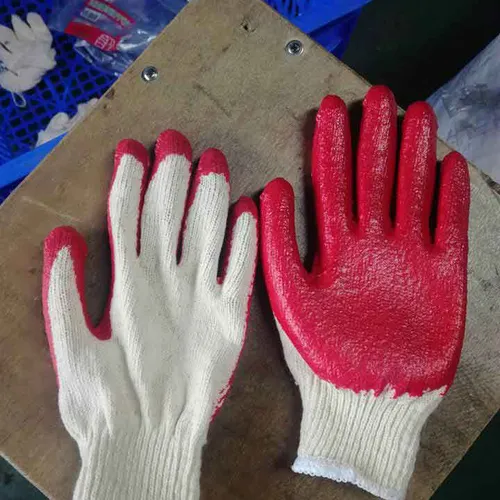 Bao Tay Bảo Hộ Len Nhúng Nhựa Đỏ