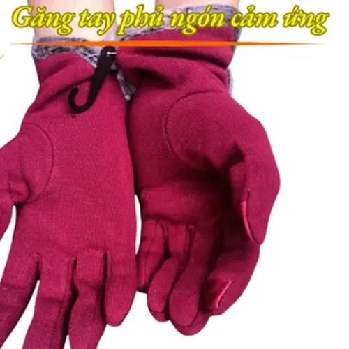 Bao Tay Bảo Hộ Vải Phủ Ngón Cảm Ứng