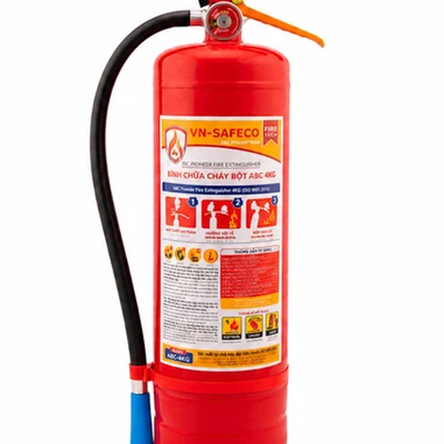 Bình Chữa Cháy Bột 4KG VN-SAFECO VNS-ABC/M4