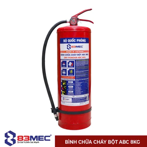 Bình Chữa Cháy Bột ABC 8Kg 83MEC - BQP