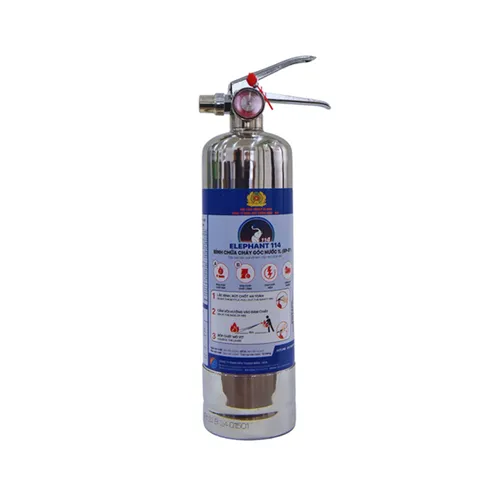 Bình Chữa Cháy Pin Điện Elephant 114 1 Lít Vỏ Inox EP-01