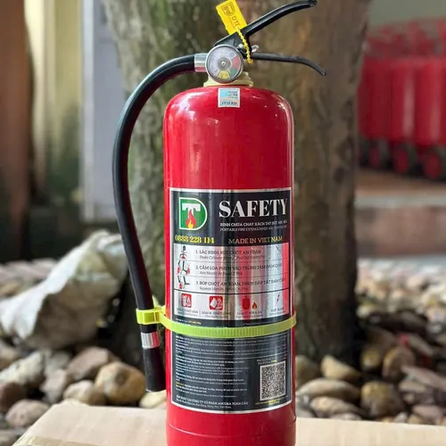 Bình Chữa Cháy Xách Tay Bột ABC 4Kg SAFETY