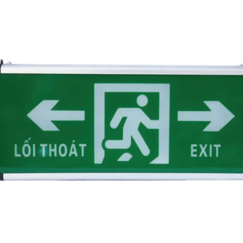 Đèn Exit Thoát Hiểm Lilang 2 Mặt Có Chỉ Hướng