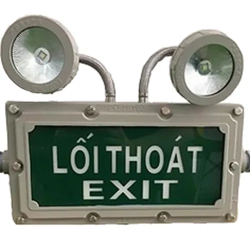 Đèn Sự Cố Kết Hợp Exit Chống Nổ LL-KHCN120P LILANG