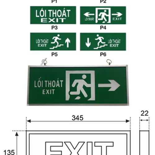 Đèn Thoát Hiểm XF-BLZD-2LREI 3WA LILANG