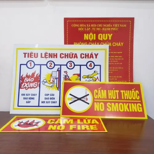 Nội Quy Tiêu lệnh PCCC Bằng Tôn