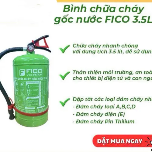 Bình Chữa Cháy Gốc Nước FICO FC-103-WB 3.5 Lít
