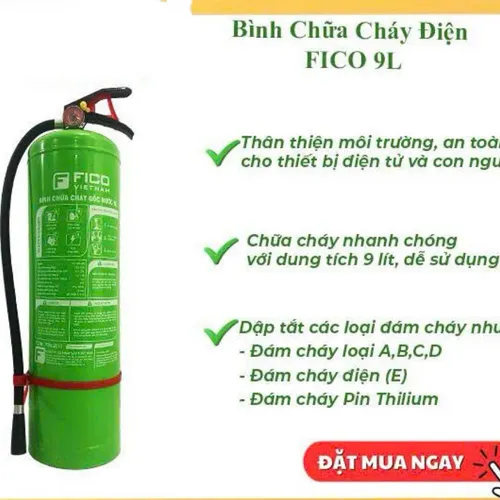 Bình Chữa Cháy Điện FICO 9L