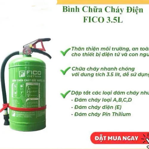 Bình Chữa Cháy Điện FICO 3,5L