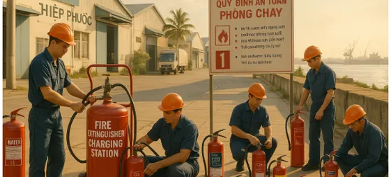 Nạp Sạc Bình Chữa Cháy Tại Xã Hiệp Phước TPHCM