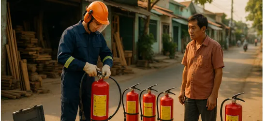 Nạp Sạc Bình Chữa Cháy Tại Xã Phú Hòa Đông TPHCM