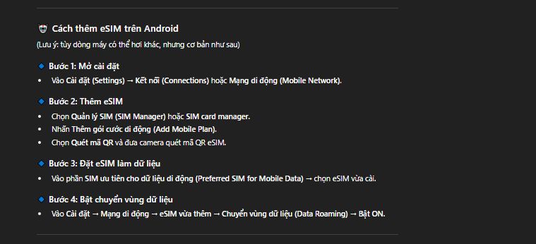 ESIM CHÂU ÂU 33 NƯỚC 5 NGÀY 1GB/ NGÀY