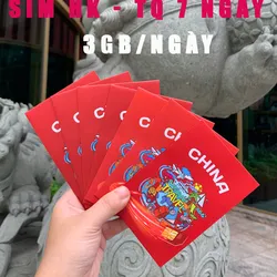 SIM HONGKONG - TRUNG QUỐC 7 NGÀY 3GB/NGÀY