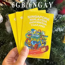 SIM SING - MÃ - INDO 6GB 6 NGÀY