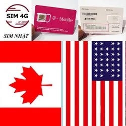 SIM MỸ và CANADA 15 Ngày Gọi Không Giới Hạn