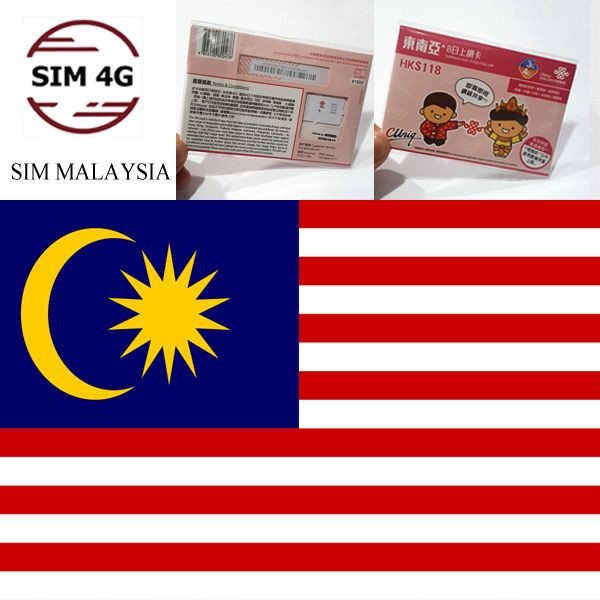 SIM MALAYSIA- Online không giới hạn- Tha hồ lướt face