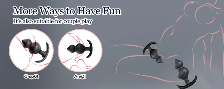 plug hậu môn chuỗi hạt silicone cho nam