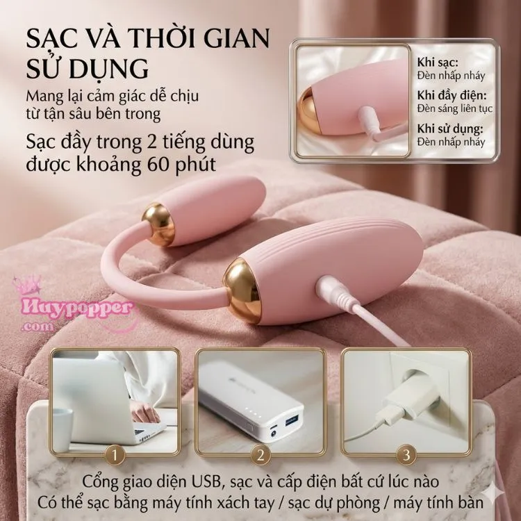 Giao diện sạc USB tiện lợi, dễ dàng cấp nguồn qua sạc dự phòng, laptop Giao diện sạc USB tiện lợi, dễ dàng cấp nguồn qua sạc dự phòng, laptop