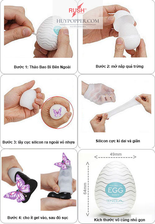 Cách sử dụng trứng gà tenga Cách sử dụng trứng gà tenga